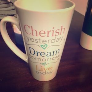 Cute quote tall coffee/hot tea mug